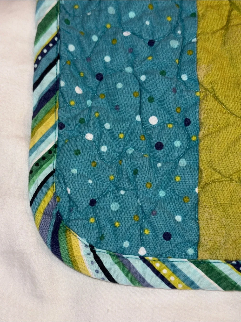 Handmade Sloth Baby Quilt - Northcott Sleepy Sloth Nursery Blanket Throw Quilt